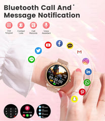 Smart Watch for Women GPS 6-Satellites 1.32” HD AMOLED Display Built-in GPS Bluetooth Call Sports 5ATM Waterproof Smartwatch ma