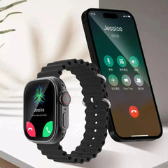 Smart Watch For Men Women 2.01" HD Screen Heart Rate Blood Pressure Monitor Fitness Tracker Step and Calorie Counter Sport Watch