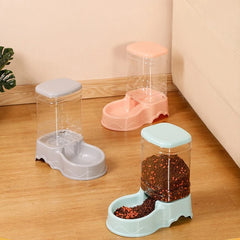 Pet feeder cat drinking bowl cat bowl large capacity dog bowl 3.8L feeder pet supplies
