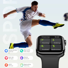 2025 New Watch 10 Smart Watch Men HD AMOLED Music 3D Surround Health monitoring Bluetooth Call Waterproof Woman For Android IOS
