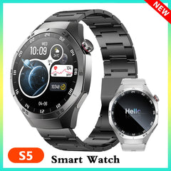 S5 2025 New GPS Smart Watch For Men Sports fitness Smartwatch Compass Altimeter IP68 Waterproof AMOLED Mens Original Watches