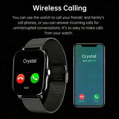 2025 Smart Watch 1.83'' Touch Screen - Bluetooth Calls, Heart Rate/Sleep Monitor, 50 Sports Modes, Waterproof