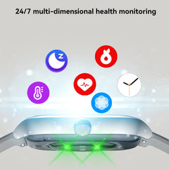 2025 New Smart Watch 2.01 inch AMOLED Screen Always Display Time Heart Rate BT Call Fashion trends men Women Couple Smartwatch