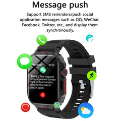 New Smartwatch 1.95 Inch Screen Health Monitoring Watches IP68 Waterproof Sport Fitness Smart Watch For Men Women Reloj Hombre