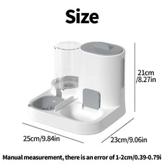 Feeder - Dual-purpose Drinking and Feeding Unit - Convenient, Simple, Large Capacity -Suitable for Small and Medium Dogs and cat