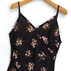 2025 new women's casual elegant design with European and American retro style printed temperament sleeveless dress