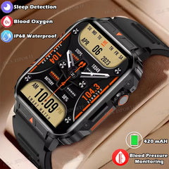 New Smartwatch 1.95 Inch Screen Health Monitoring Watches IP68 Waterproof Sport Fitness Smart Watch For Men Women Reloj Hombre