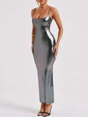 Sexy backless slip maxi summer dress women elegant bodycon birthday party dress ladies nightclub evening long dresses vestidos