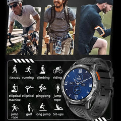 2024 new smart watches for men high quality android IOS Blood oxygen pressure heart rate Fitness Sports tracker call smartwath