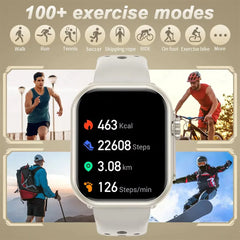 Smart Watch for Men And Women 1.85" HD Screen Fitness Tracker with 1000mAh Battery 100-Day Standby Heart Rate And Sleep Monitor