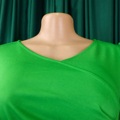 Elegant Party Dresses for Women V Neck Short Sleeve Belt Waisted Pleated Mid Calf Luxury Birthday Dinner Vestidos Mujer Dress OL