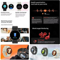 2025 Smart Watch Men Women Full Touch Screen Sport Fitness Watch Man IP67 Waterproof Bluetooth For Android IOS Men Birthday Gift