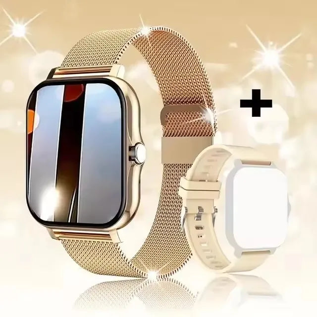 2025 Smart Watch 2.01‘’ Full Touch Amoled BT Call Sport Waterproof Watches Heart Rate Blood Pressure SmartWatch for Men Women