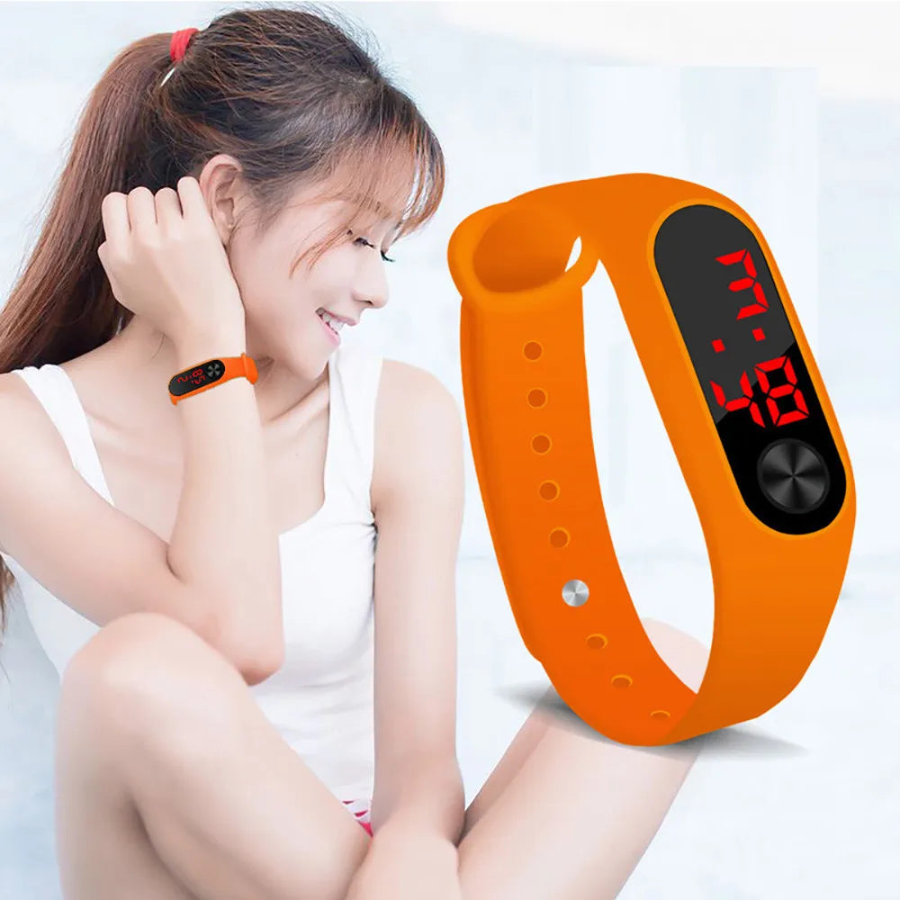Smart Watch Men Women Sports Smartwatch Fitness Tracker Watch Hand Ring Watch LED Fashion Electronic Watch Bracelet