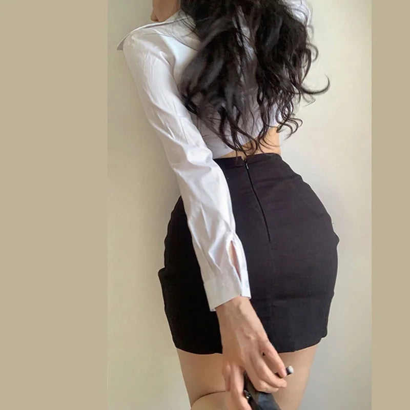 Women's  Long Sleeve Work Blouses V Neck Business Casual Tops Button Down Blouse Tops