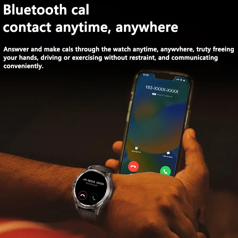2024 new smart watches for men high quality android IOS Blood oxygen pressure heart rate Fitness Sports tracker call smartwath