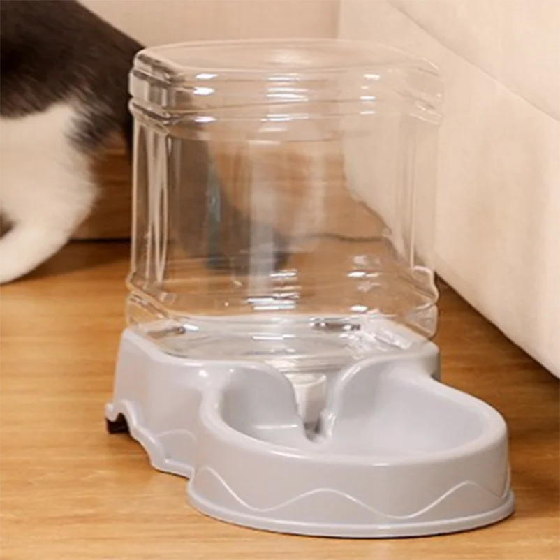 Pet feeder cat drinking bowl cat bowl large capacity dog bowl 3.8L feeder pet supplies