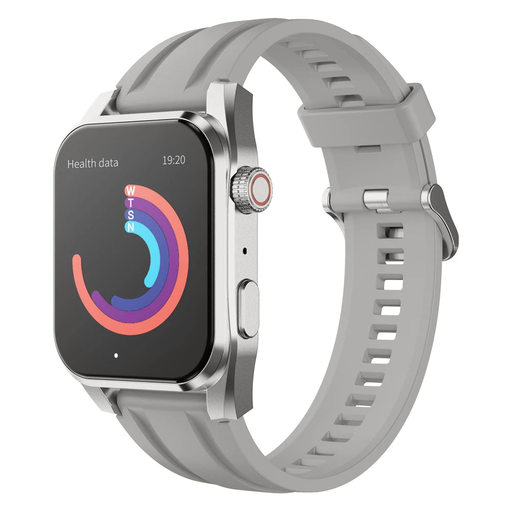 Smart Watch 1.96 Inch HD Large Screen Voice Calling Watches Heart Rate Monitor Custom Dials Waterproof Smartwatch For Men Women
