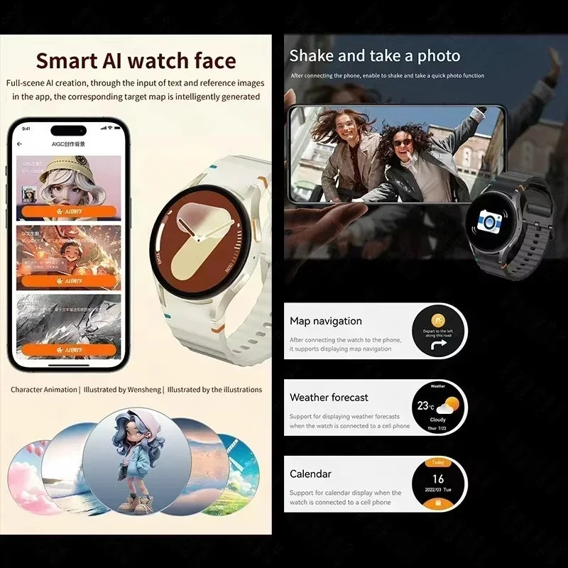 2025 Smart Watch Men Women Full Touch Screen Sport Fitness Watch Man IP67 Waterproof Bluetooth For Android IOS Men Birthday Gift