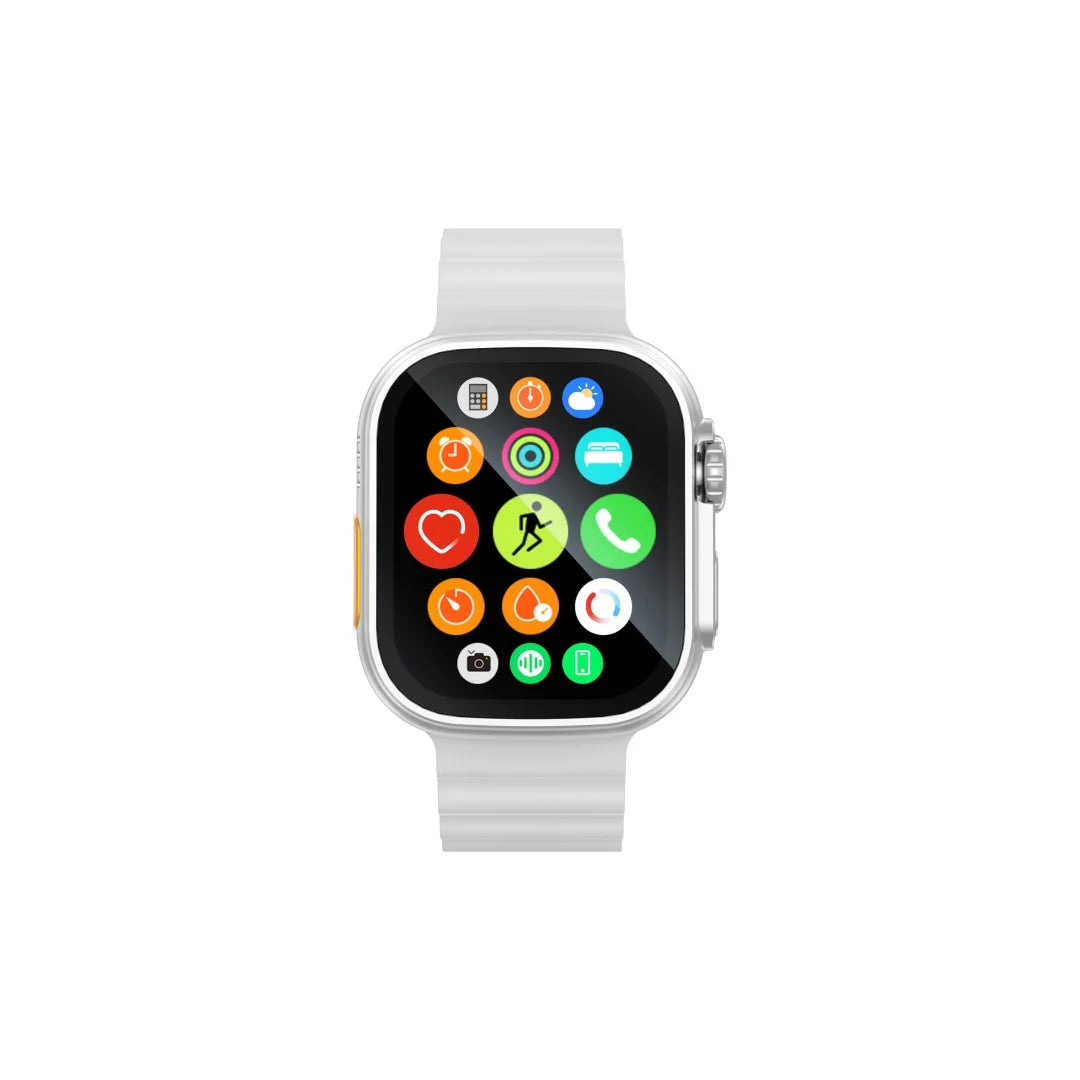Smart Watch For Men Women 2.01" HD Screen Heart Rate Blood Pressure Monitor Fitness Tracker Step and Calorie Counter Sport Watch