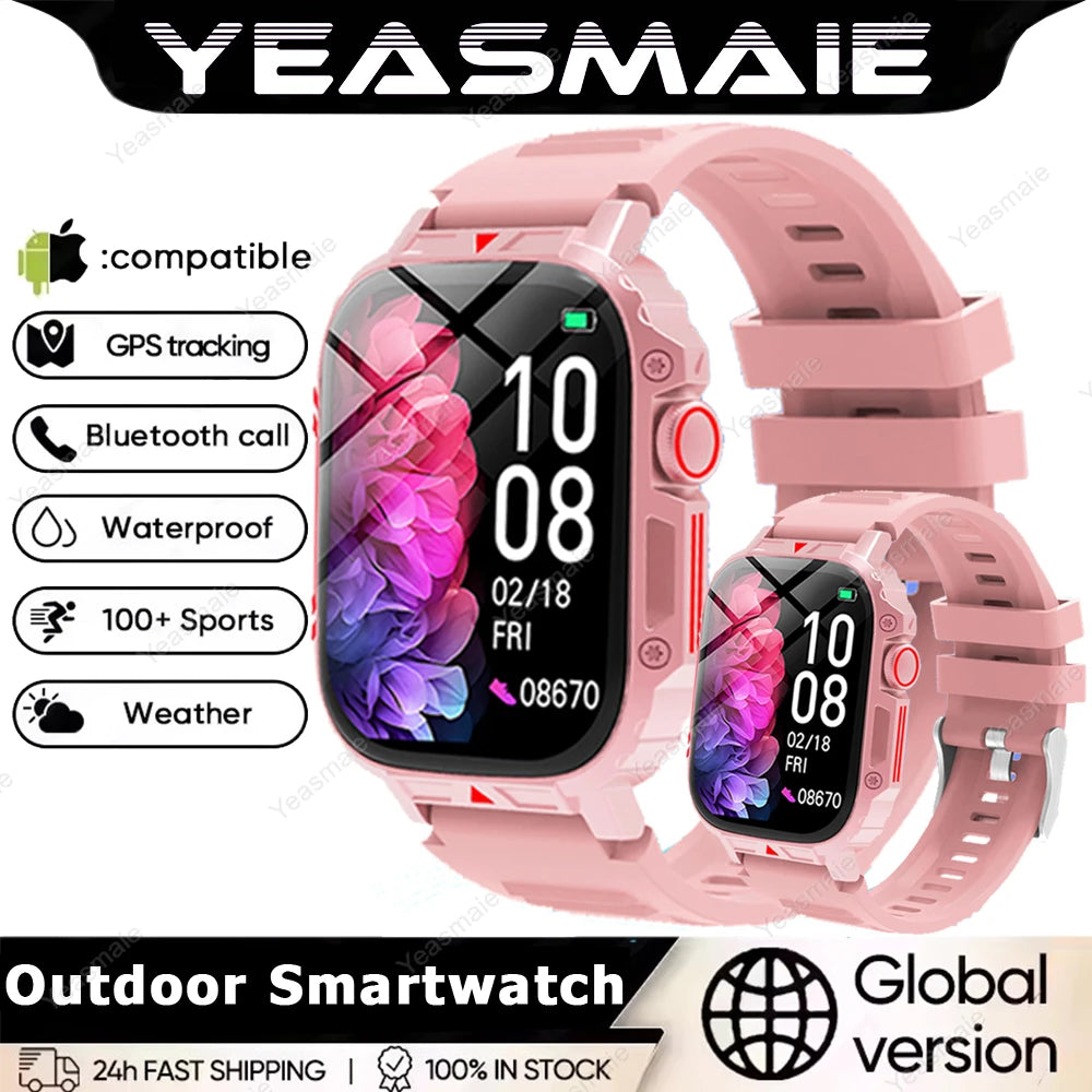 New Smartwatch 1.95 Inch Screen Health Monitoring Watches IP68 Waterproof Sport Fitness Smart Watch For Men Women Reloj Hombre