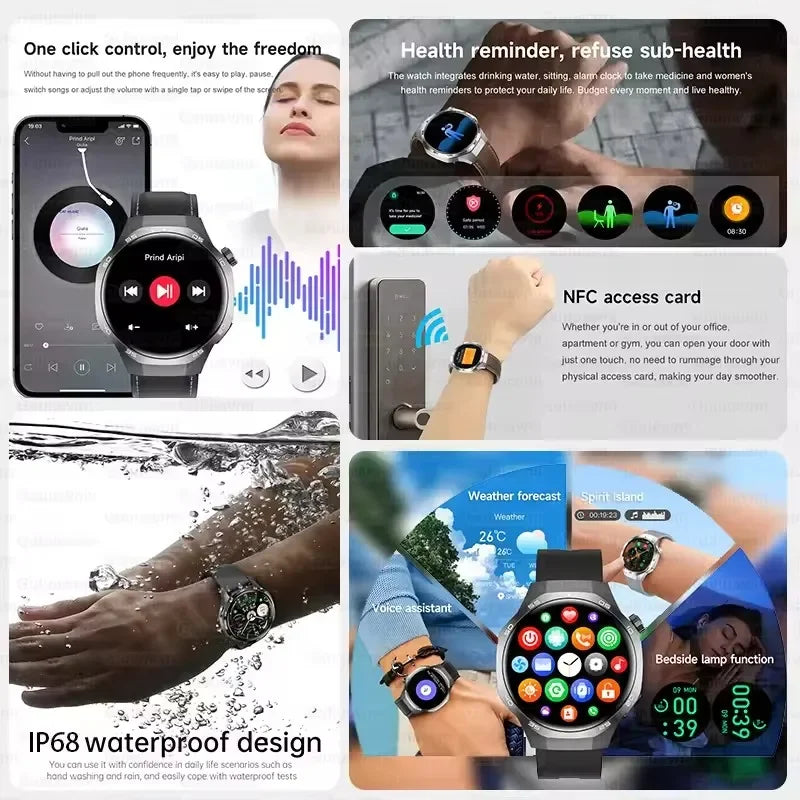 Smart Watch SK40 Smart Watch Bluetooth Call Health Waterproof Smart Watch Men's and Women's 1.53-inch HD AMOLED Screen GPS