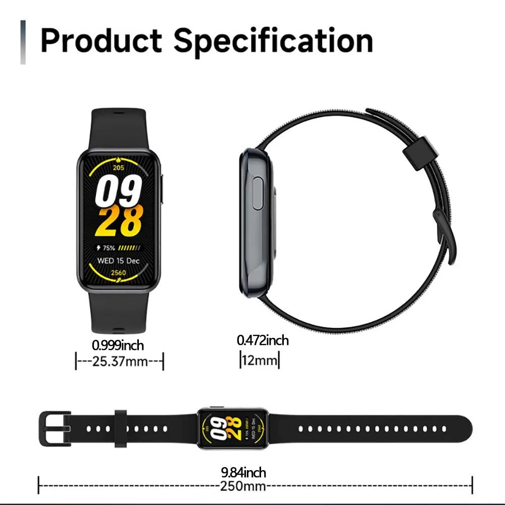 NEW smart watch 2025 Bluetooth call music smart watches form 1.47-inch full touch dial fitness tracker waterproof smart watch