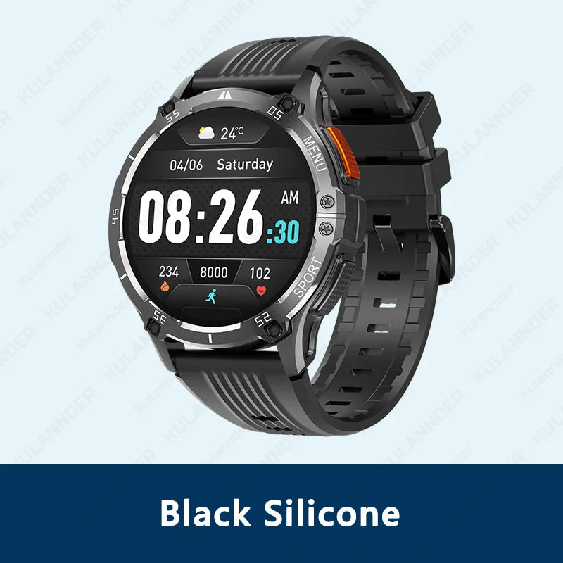 2024 new smart watches for men high quality android IOS Blood oxygen pressure heart rate Fitness Sports tracker call smartwath