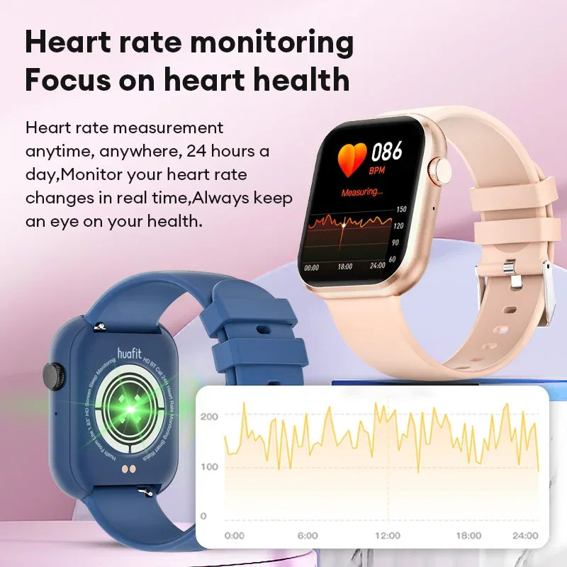2025 New Smart Watch 1.83'' Simple Style HD 120h Long Battery Life IP67 Waterproof TFT Screen Smart Bracelet For Android IOS