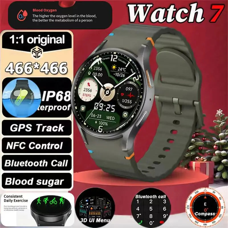 2025 Smart Watch Men Women Full Touch Screen Sport Fitness Watch Man IP67 Waterproof Bluetooth For Android IOS Men Birthday Gift
