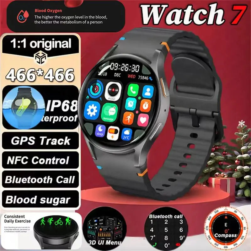 2025 Smart Watch Men Women Full Touch Screen Sport Fitness Watch Man IP67 Waterproof Bluetooth For Android IOS Men Birthday Gift
