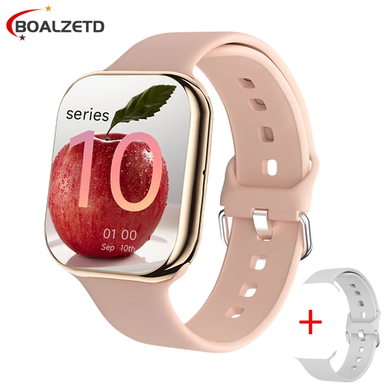 2025 New Watch 10 Smart Watch Men HD AMOLED Music 3D Surround Health monitoring Bluetooth Call Waterproof Woman For Android IOS