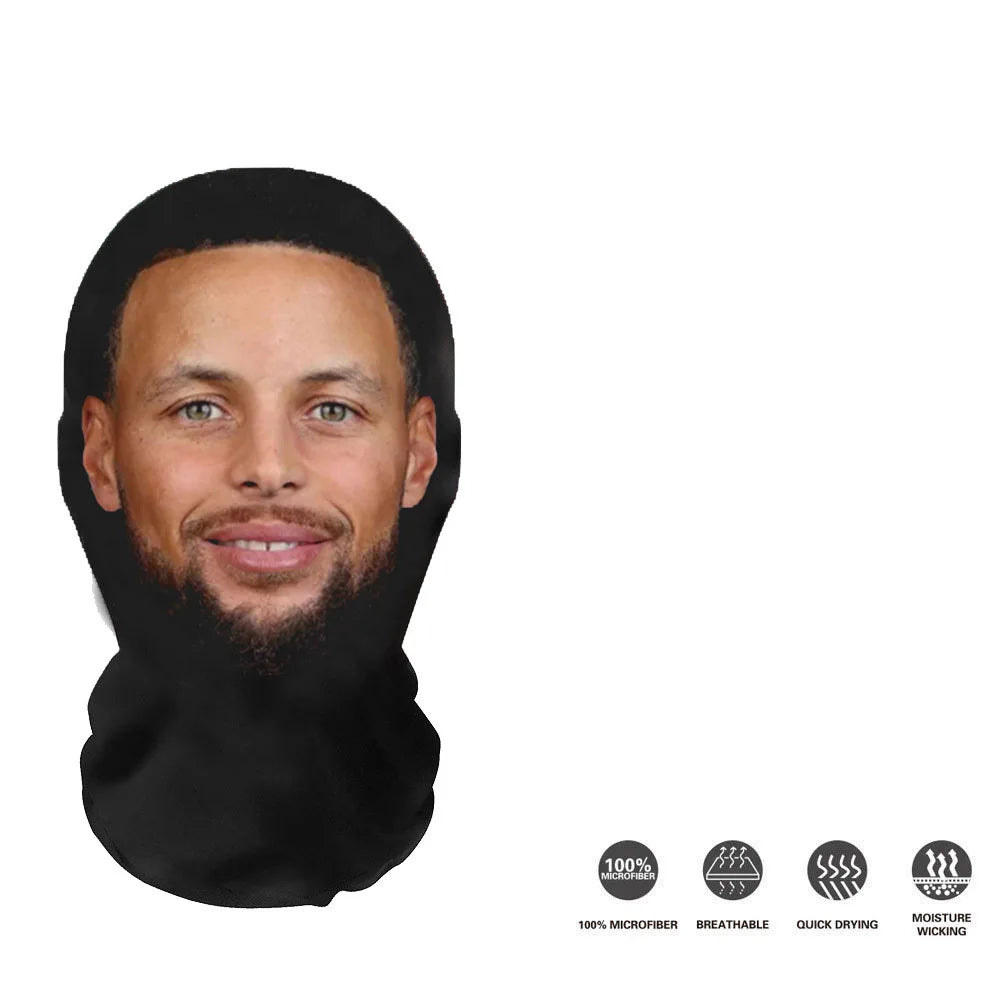 3D Printed Mask Elastic Mesh Full Face Mask for Men Women Cosplay Headwear Novelty Supplies Tricky Hood Party Cosplay Props