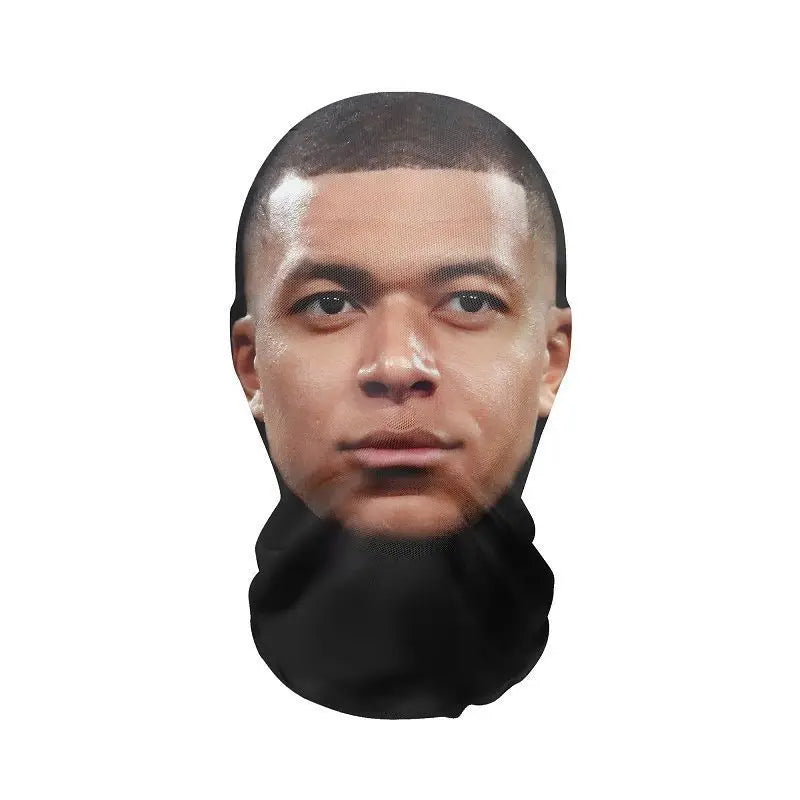 3D Printed Mask Elastic Mesh Full Face Mask for Men Women Cosplay Headwear Novelty Supplies Tricky Hood Party Cosplay Props