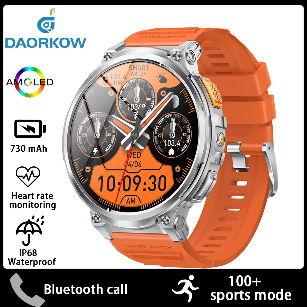 2025 Smart Watch1.85 inches,730mAh large battery,heart rate monitoring,Bluetooth call function,IP68 waterproof,suitable for gift