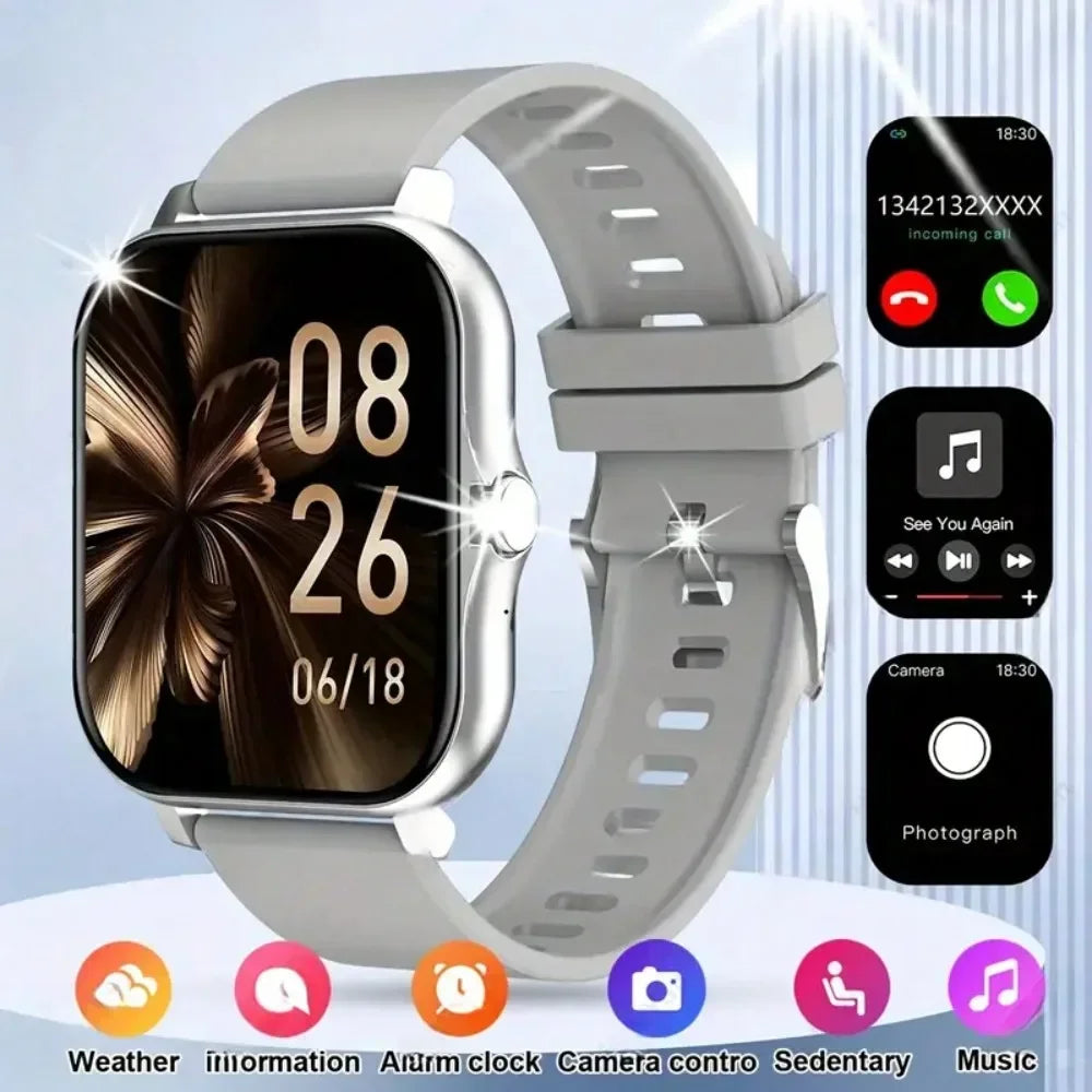 2025 Smart Watch 1.83'' Touch Screen - Bluetooth Calls, Heart Rate/Sleep Monitor, 50 Sports Modes, Waterproof