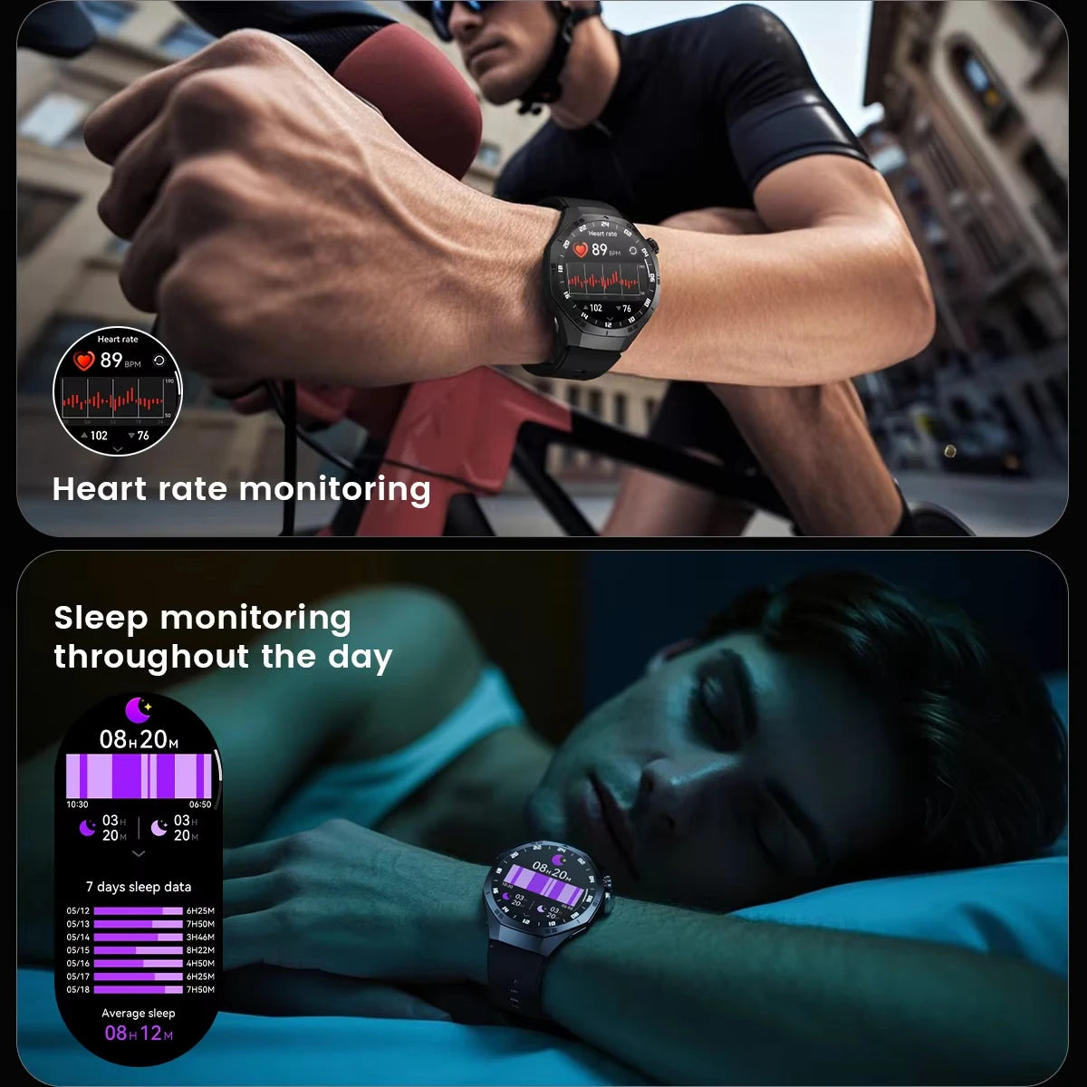 S5 2025 New GPS Smart Watch For Men Sports fitness Smartwatch Compass Altimeter IP68 Waterproof AMOLED Mens Original Watches