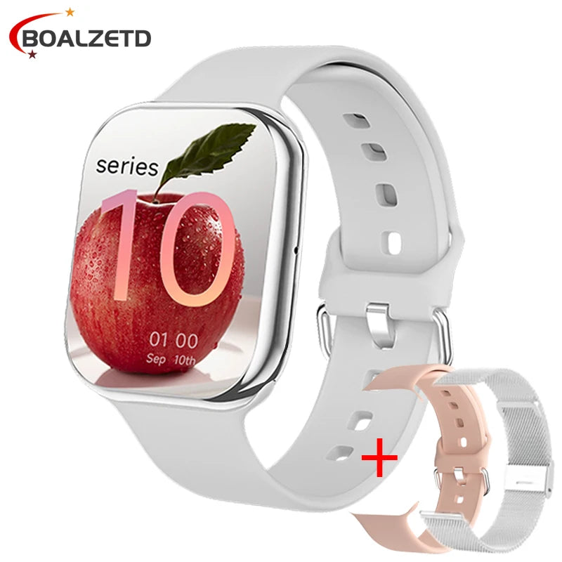2025 New Watch 10 Smart Watch Men HD AMOLED Music 3D Surround Health monitoring Bluetooth Call Waterproof Woman For Android IOS