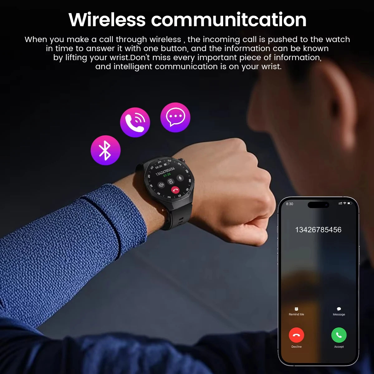 S5 2025 New GPS Smart Watch For Men Sports fitness Smartwatch Compass Altimeter IP68 Waterproof AMOLED Mens Original Watches