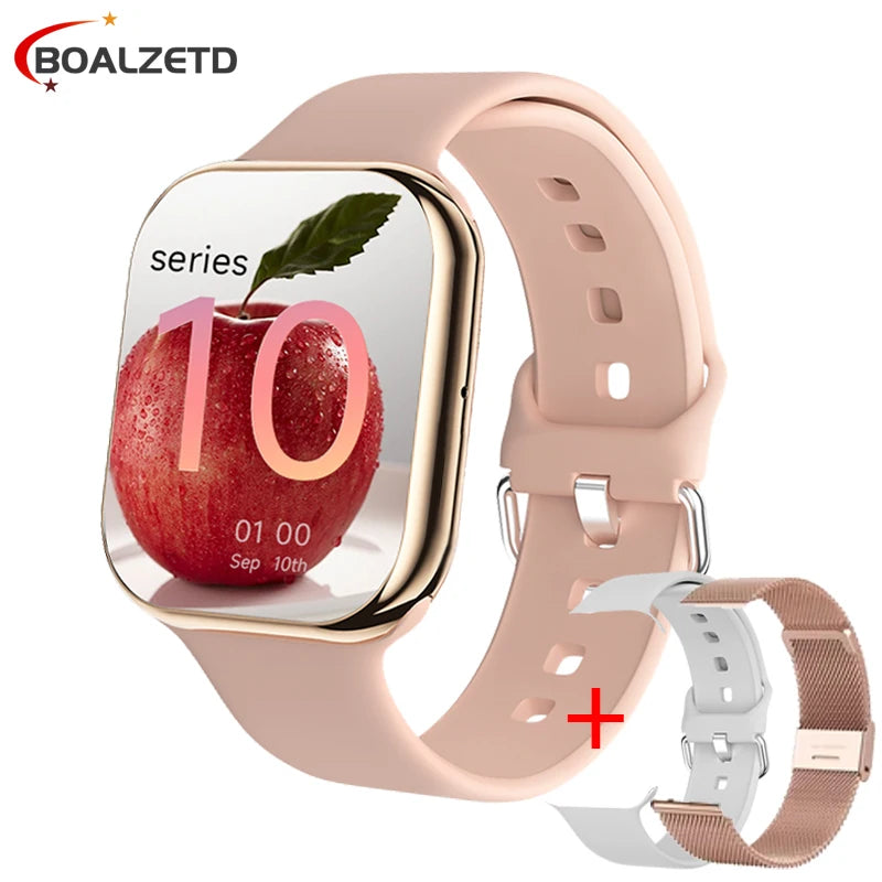 2025 New Watch 10 Smart Watch Men HD AMOLED Music 3D Surround Health monitoring Bluetooth Call Waterproof Woman For Android IOS