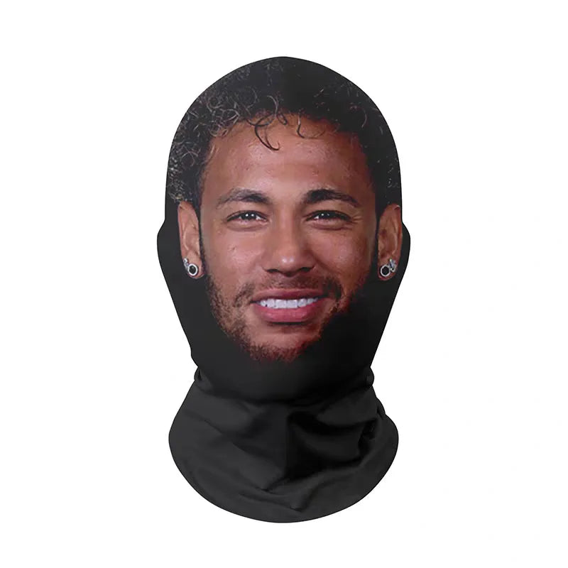 3D Printed Mask Elastic Mesh Full Face Mask for Men Women Cosplay Headwear Novelty Supplies Tricky Hood Party Cosplay Props
